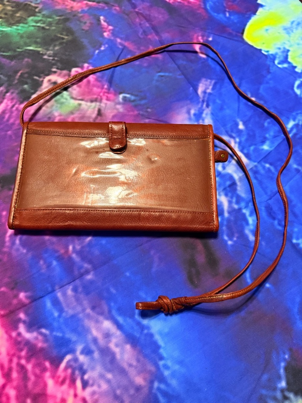 Canyon Outback Dark Brown Leather Wallet Clutch